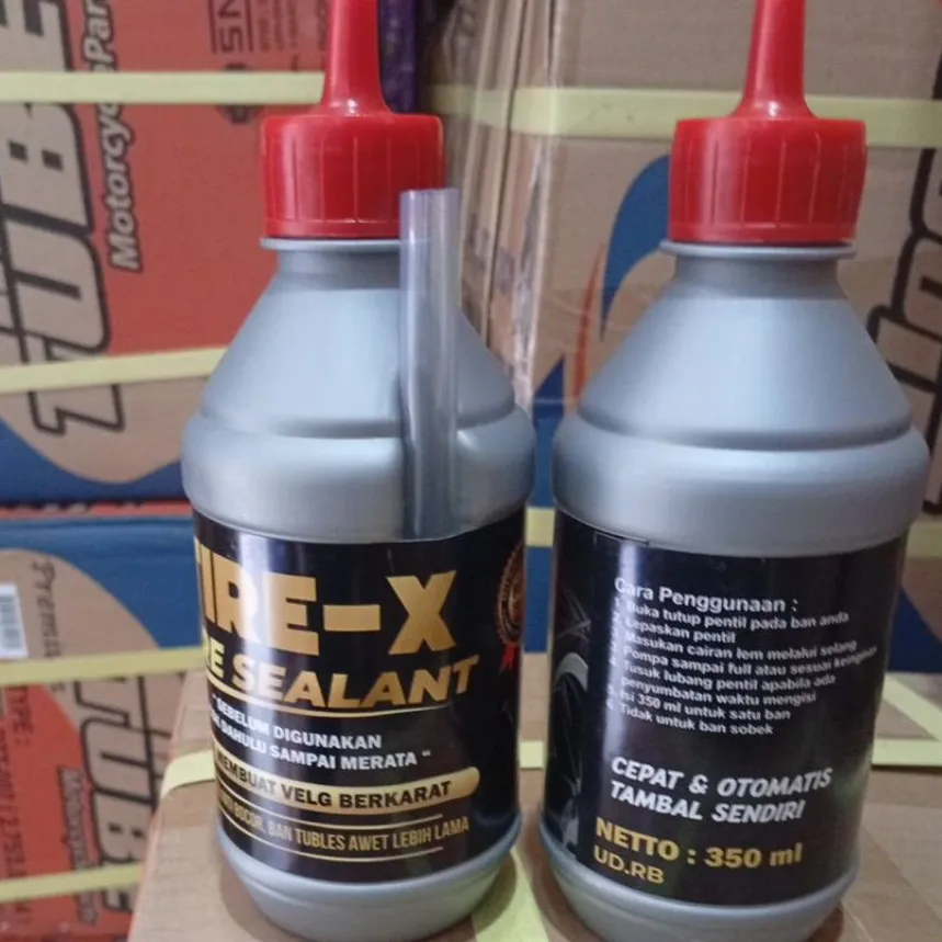 cairan tubles / cairan anti bocor / cairan ban / tire sealant / ban tubeles / TIRE X