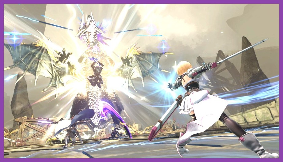 Granblue Fantasy Relink four player co-op anime battle