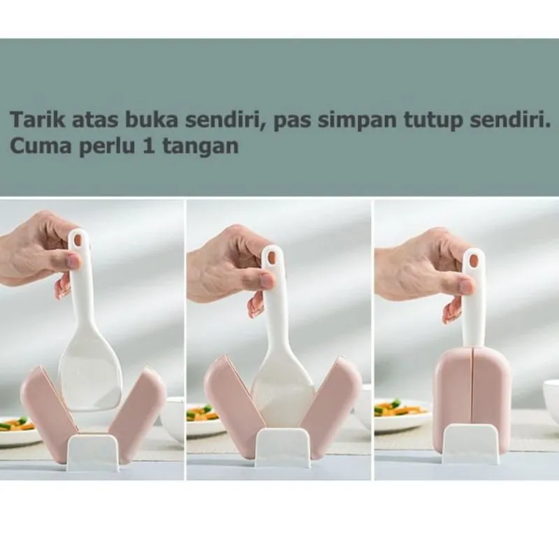 CENTONG SENDOK NASI AJAIB BUKA-TUTUP OTOMATIS - Gambar 3