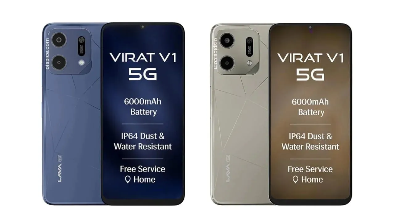 Spesifikasi Lava Virat V1: Layar HD+ 90Hz & Baterai 5000mAh
