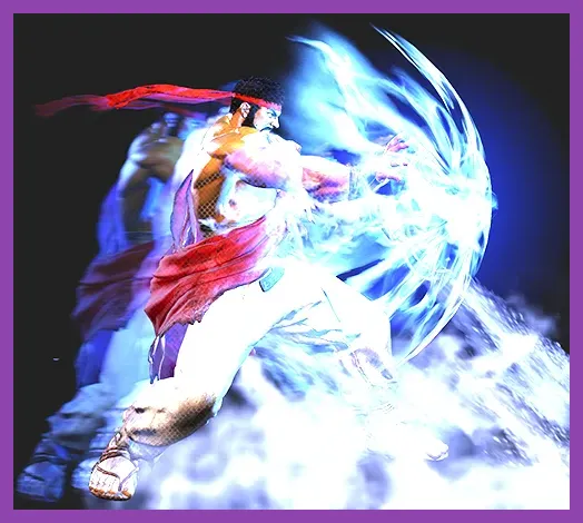 Street Fighter 6 special move particle effects and lighting