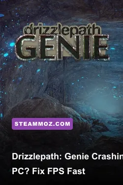 Drizzlepath Genie first-person mountain landscape gameplay on PC