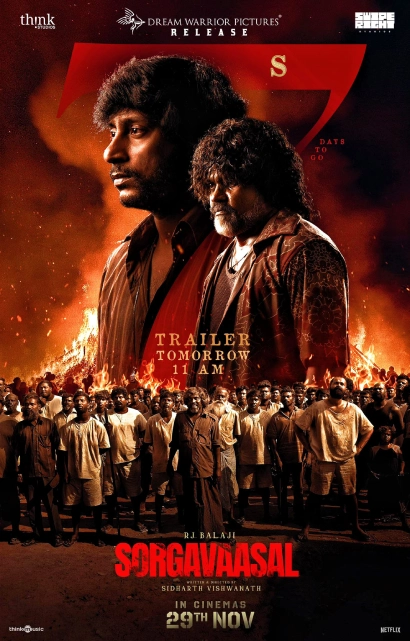 Sorgavaasal (2024) Dual Audio [Hindi-Tamil] NetFlix WEB-DL H264 AAC 1080p 720p 480p ESub