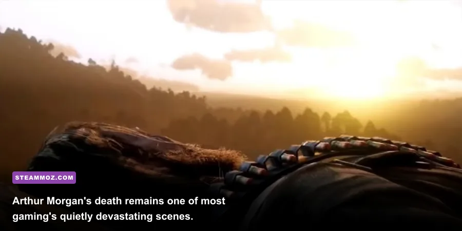 Arthur Morgan's final moments in Red Dead Redemption 2