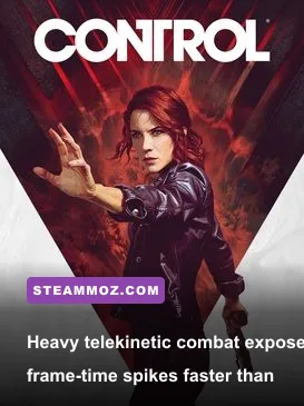 Jesse Faden using Launch during combat in Control’s Research Sector