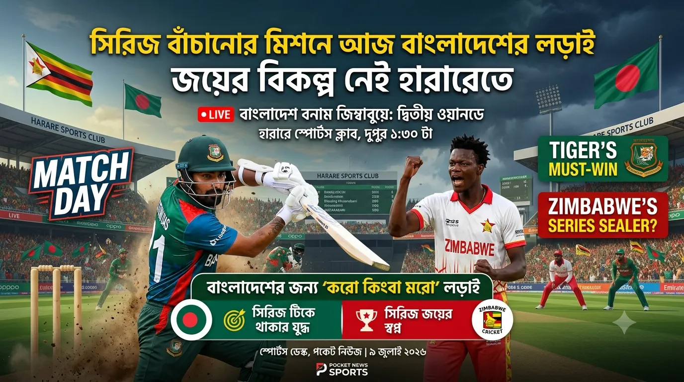 সিরিজ বাঁচানোর মিশনে আজ বাংলাদেশের লড়াই, জয়ের বিকল্প নেই হারারেতে সিরিজ বাঁচানোর মিশনে আজ বাংলাদেশের লড়াই, জয়ের বিকল্প নেই হারারেতে