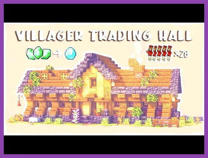 Minecraft village houses with leatherworker villager