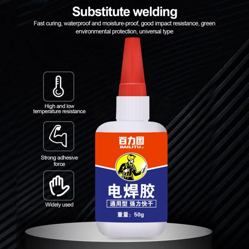 50g Lem G Korea Lem Cair Serbaguna Welding Oily Glue Solder Perekat Lem Super Lem Las Glue Serbaguna - Gambar 3