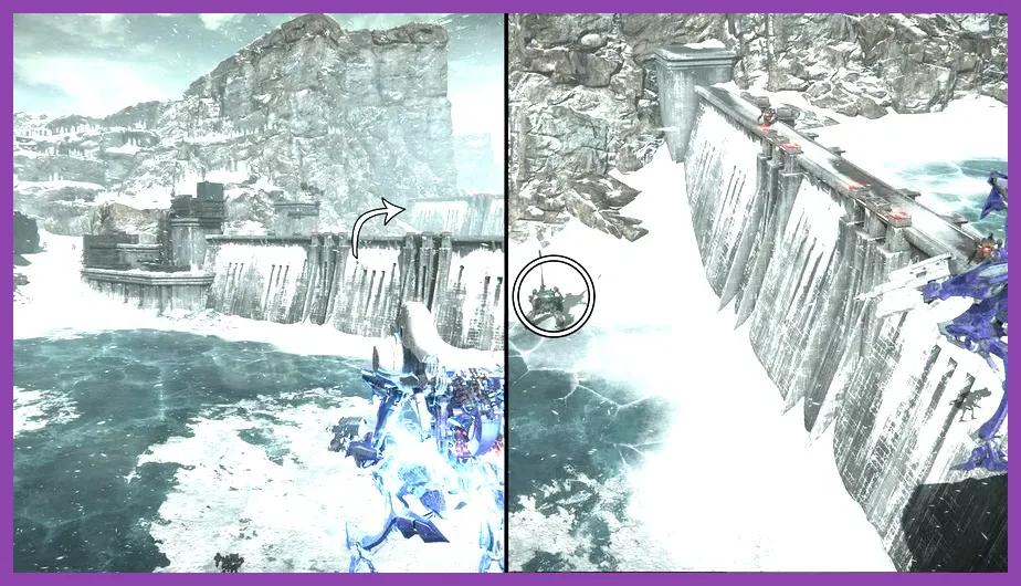 Armored Core 6 mech replaying the Attack the Dam Complex mission