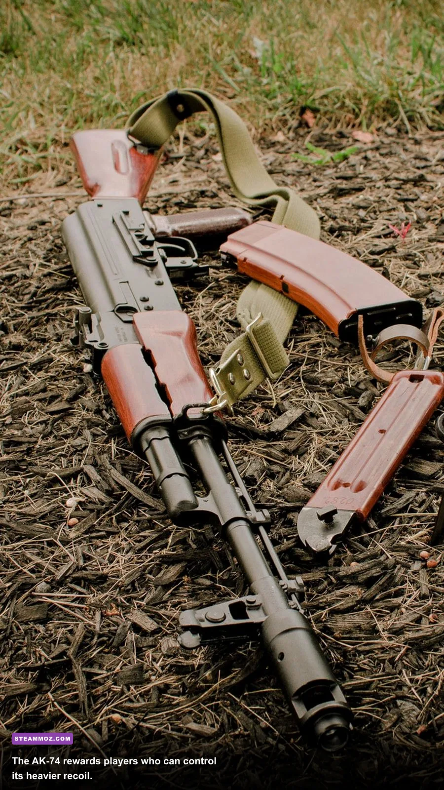 ENIGMA AK-74 rifle firing during a close-range engagement