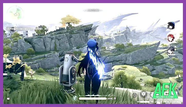 Smooth open world exploration gameplay on Android smartphone