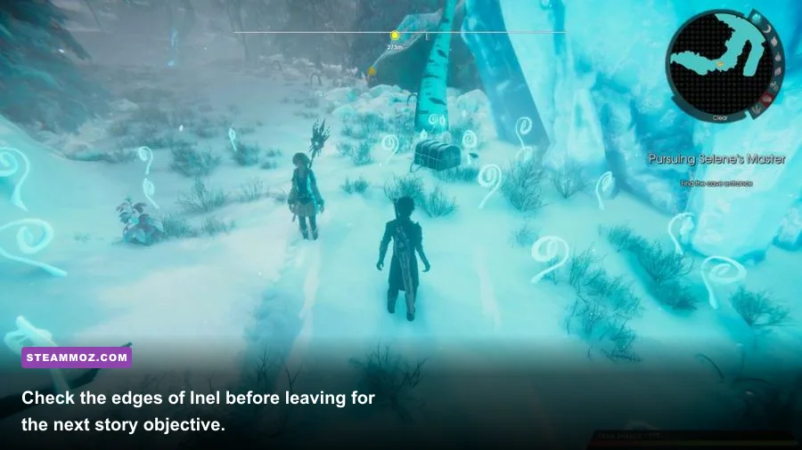 Hidden treasure chest in the Inel region of Edge Of Eternity