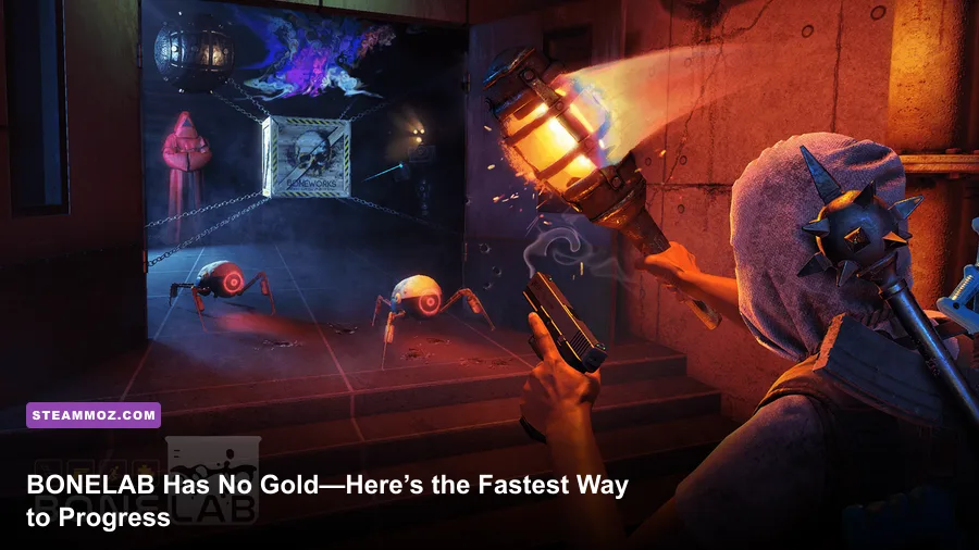 BONELAB Main Hub in the Void with VR weapons and activity doors