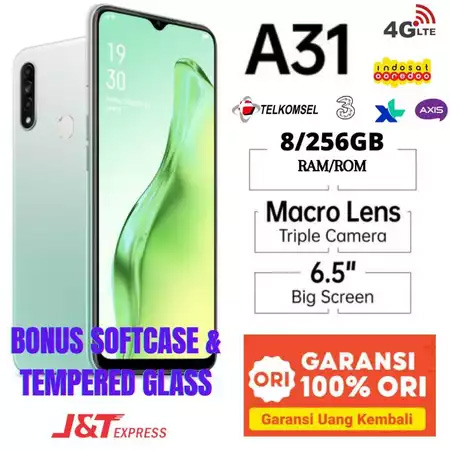 OPPO A31 ram 8/256GB 4G