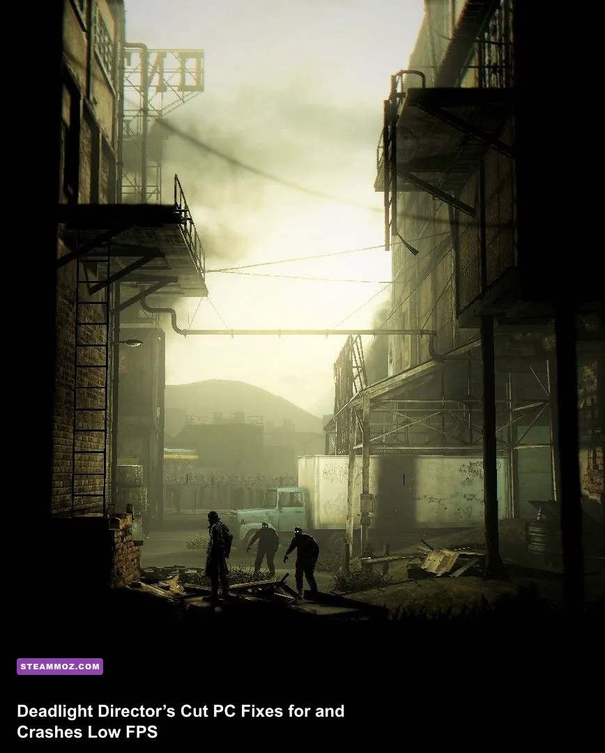 Deadlight Director's Cut gameplay showing Randall Wayne in ruined Seattle