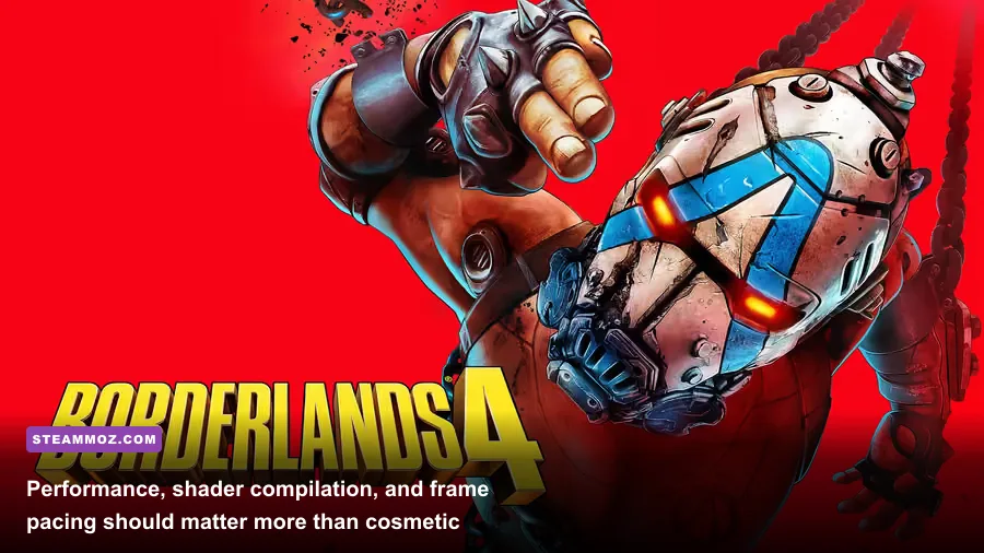 Borderlands 4 running on PC with detailed environments and high graphics settings