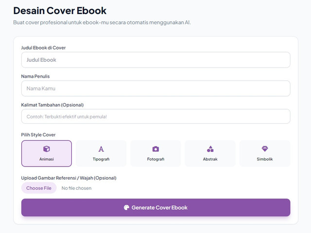 Tools Membuat Cover Ebook Mockup