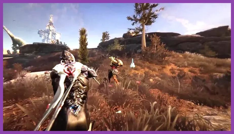 Warframe open world gameplay requiring optimized frame rates