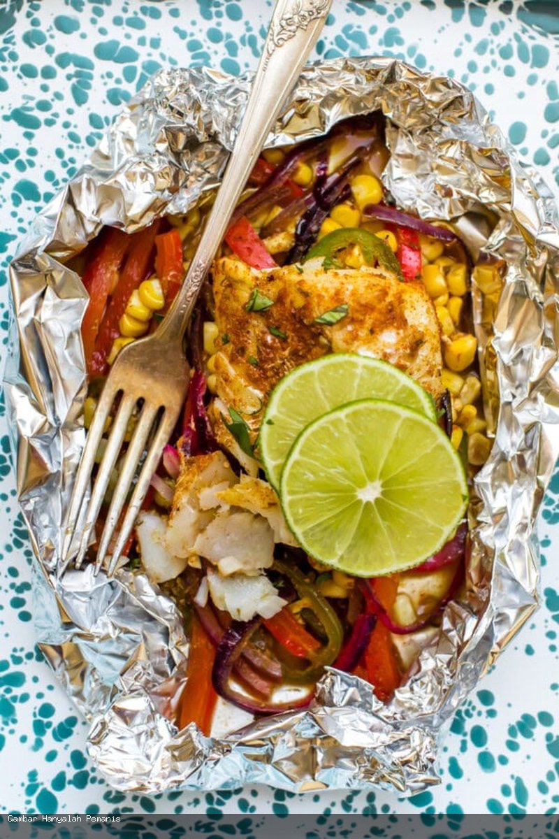 Taco Ikan Foil Packet yang Mudah, Cocok untuk Musim Panas