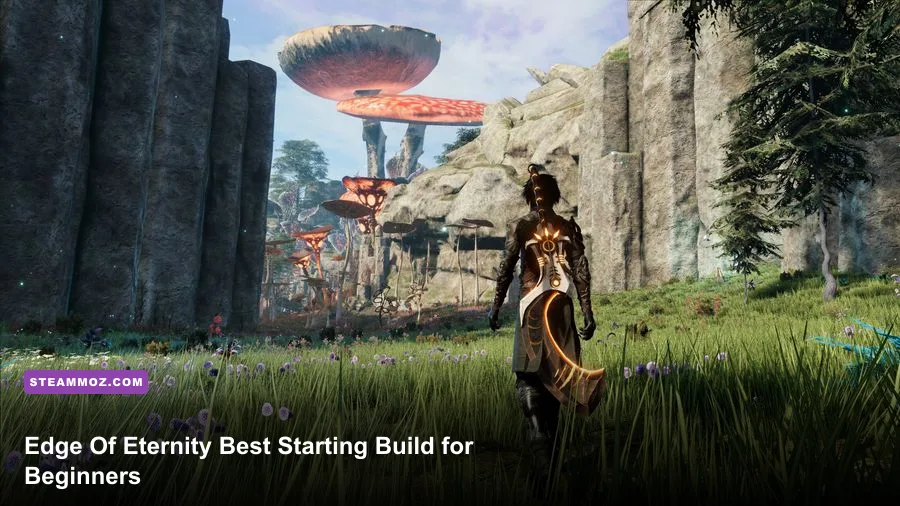 Daryon and Selene exploring the world in Edge Of Eternity