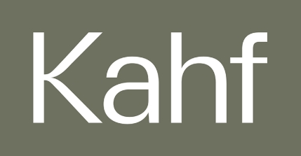 Logo Kahf, brand yang berkolaborasi dengan AE Studio