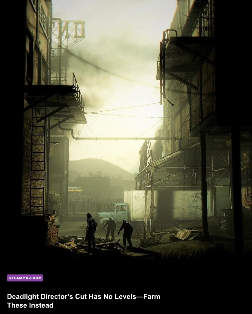 Randall Wayne standing on a ruined Seattle rooftop in Deadlight Director's Cut