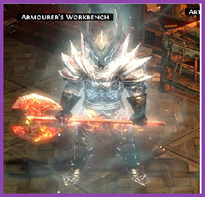 A Marauder wearing heavy armor, embodying the Juggernaut playstyle