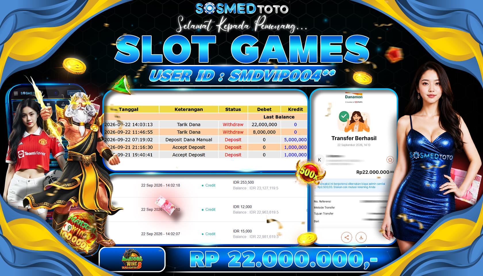 SOSMEDTOTO JACKPOT SLOT 22 JT LUNASS !