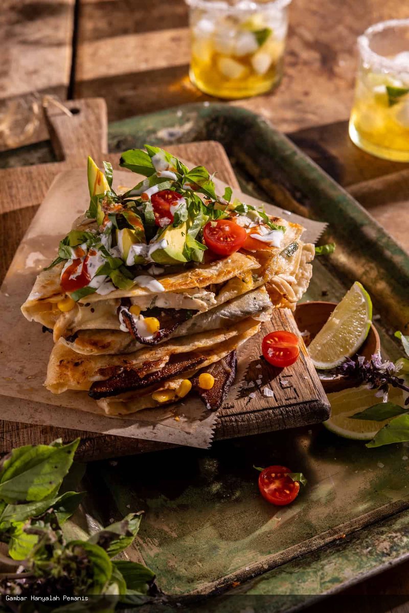 Quesadillas Ayam dan Bacon Rasa Cool Ranch yang Lezat