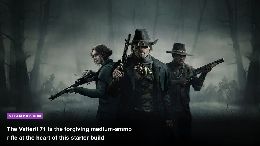 Bayou Wraith carrying a Vetterli 71 Karabiner during a Hunt Showdown 1896 match