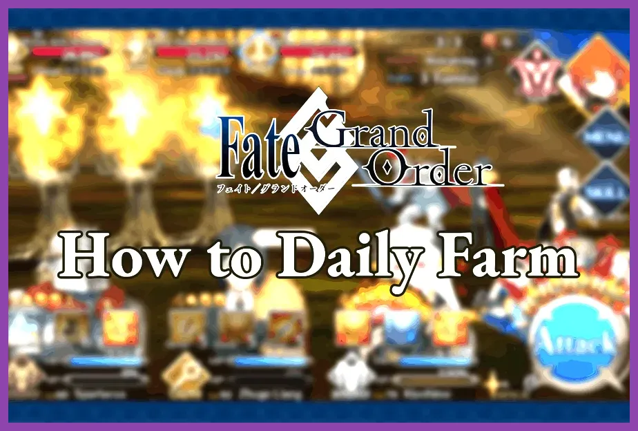 Fate Grand Order QP daily quest battle screen