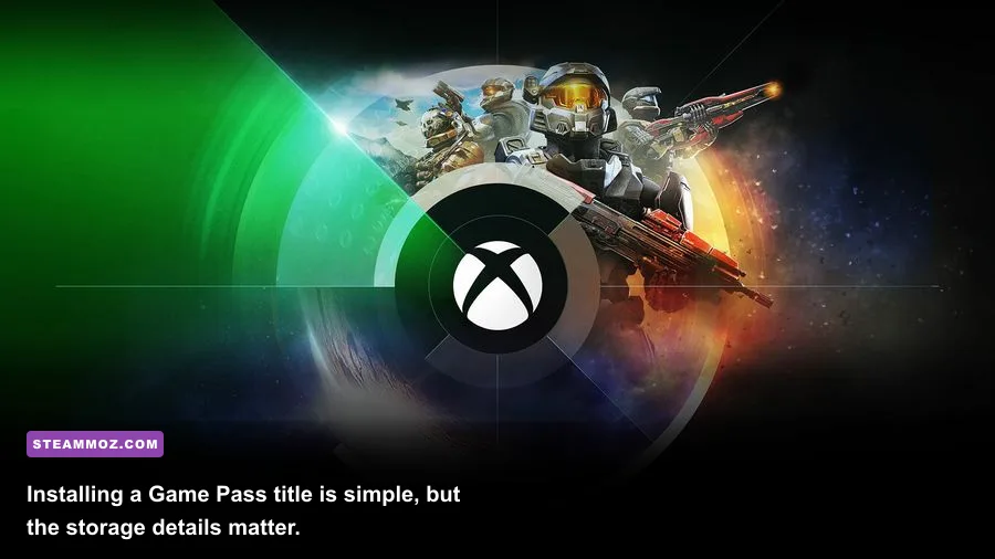 PC Game Pass game installation screen in the Xbox app