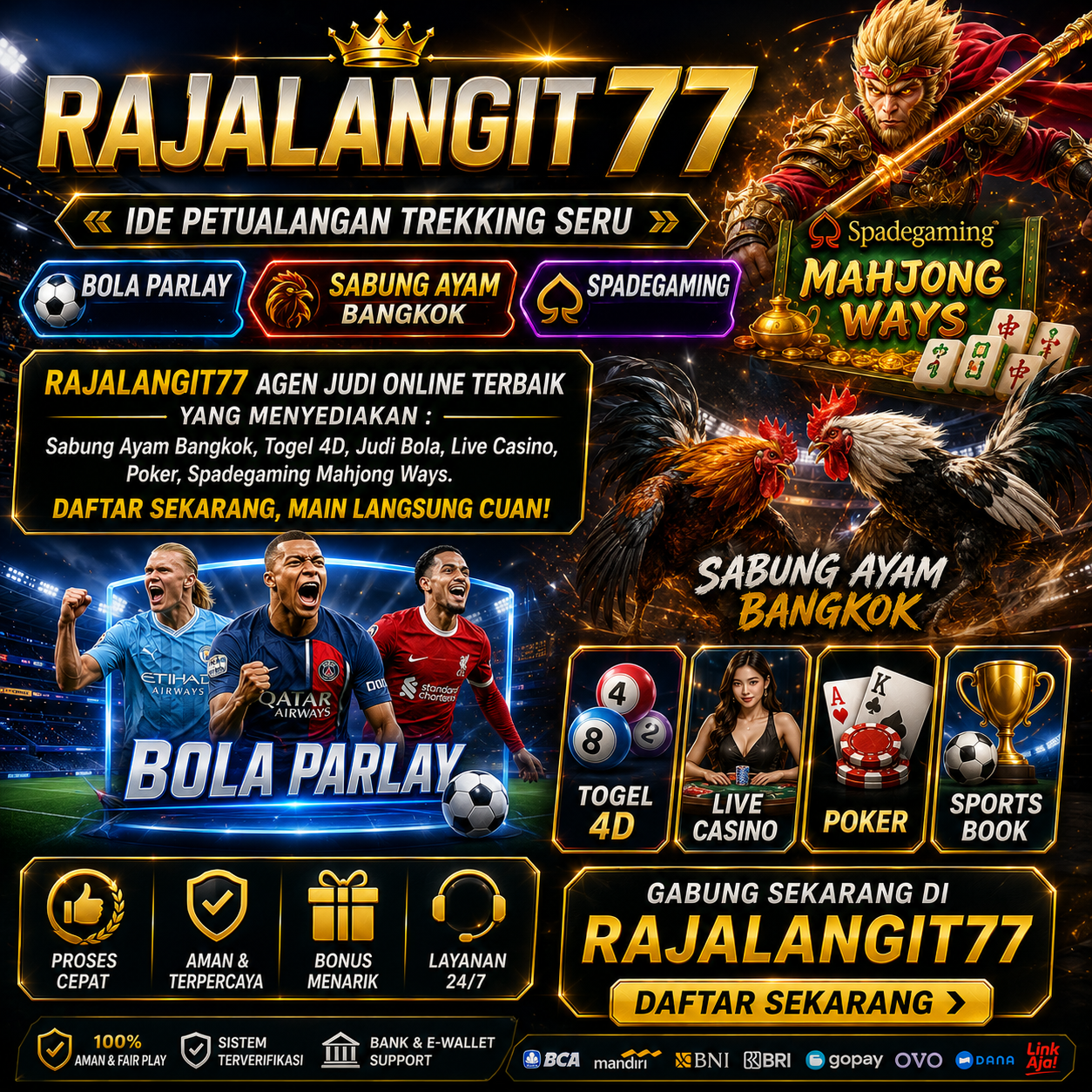 RAJALANGIT77 Ide Petualangan Trekking Seru Bola Parlay, Sabung Ayam Bangkok, Spadegaming