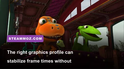 Dinosaur Fossil Hunter graphics settings menu showing quality and display options