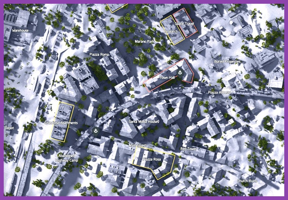 Arc Raiders map UI highlighting secret locations and markers