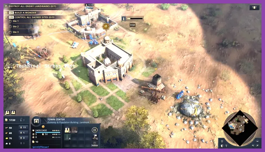 Constructing a Feudal Age landmark in Age of Empires 4