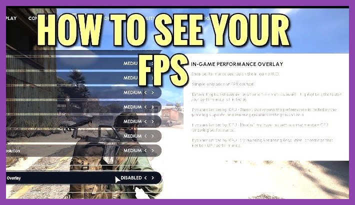 Arc Raiders FPS counter overlay