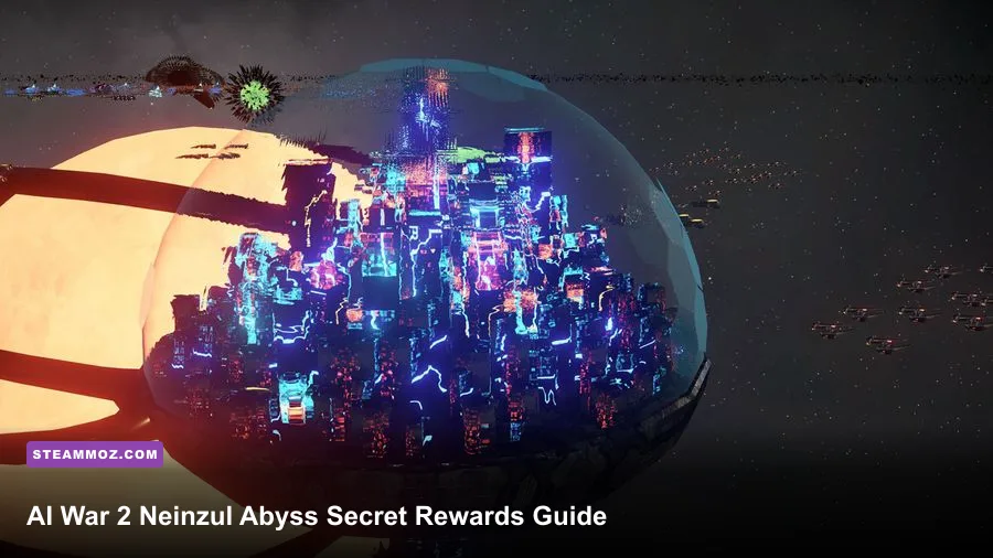 AI War 2 The Neinzul Abyss galaxy map showing Neinzul structures
