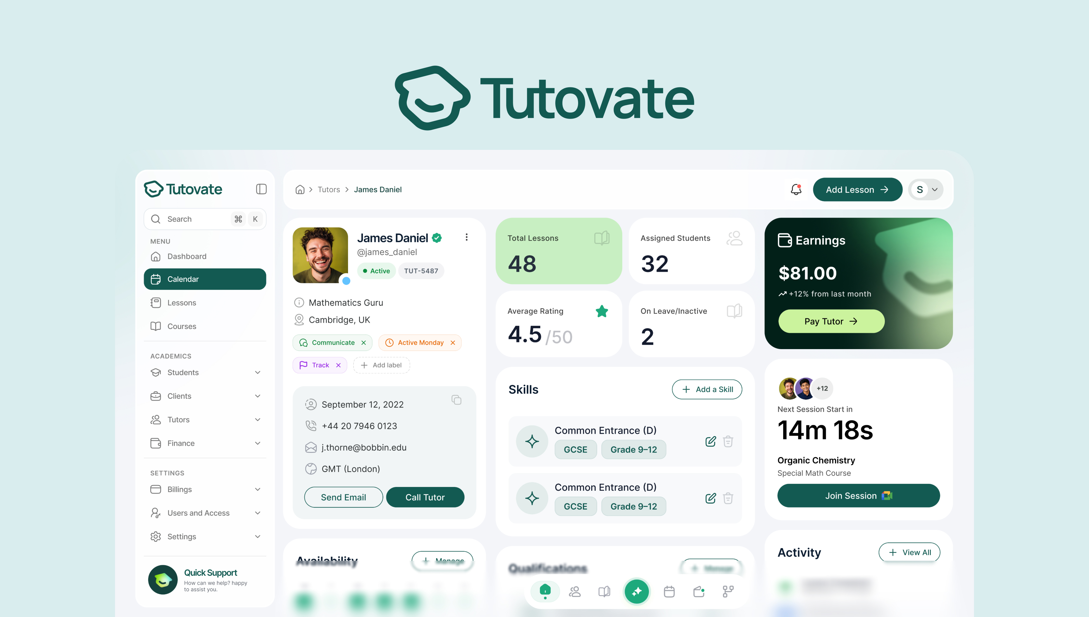 Tutovate