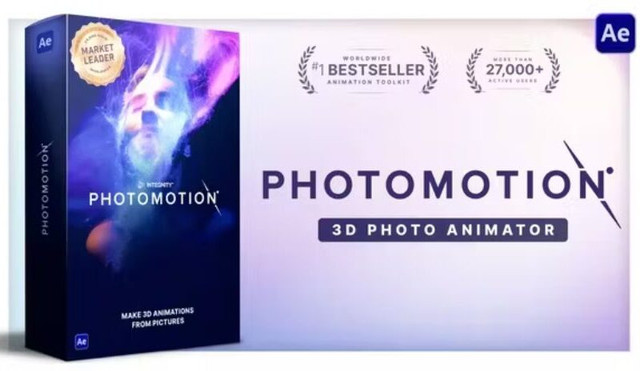 Videohive Photomotion ® – 3D Photo Animator (6 in 1) 13922688 - After Effects Project Files