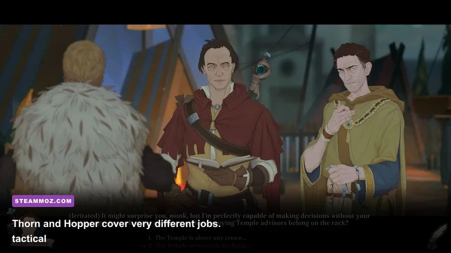 Thorn and Hopper fighting enemies in Ash of Gods Redemption