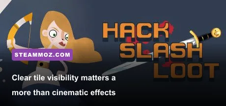 Hack Slash Loot warrior fighting monsters inside a dungeon