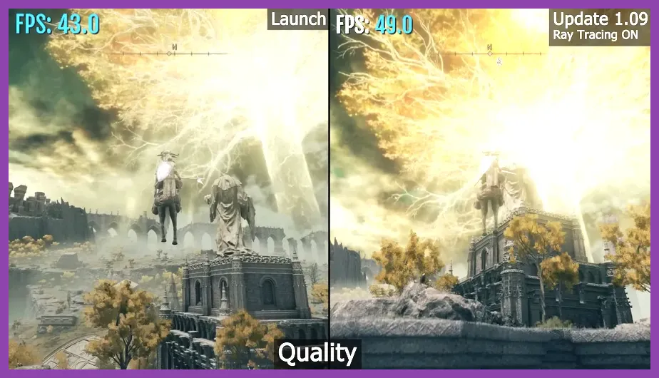 Advanced ray tracing visual improvements on PS5 Pro