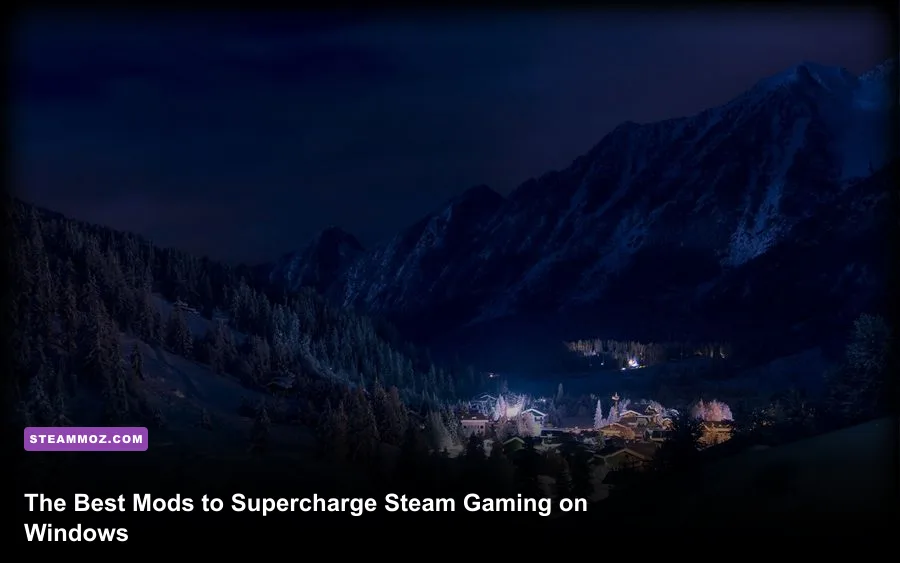 Steam for Windows library displaying a collection of modded PC games