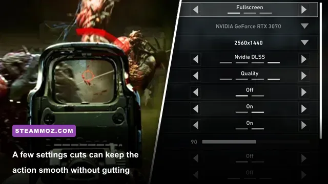 Back 4 Blood PC gameplay at 1440p with detailed lighting and Ridden effects