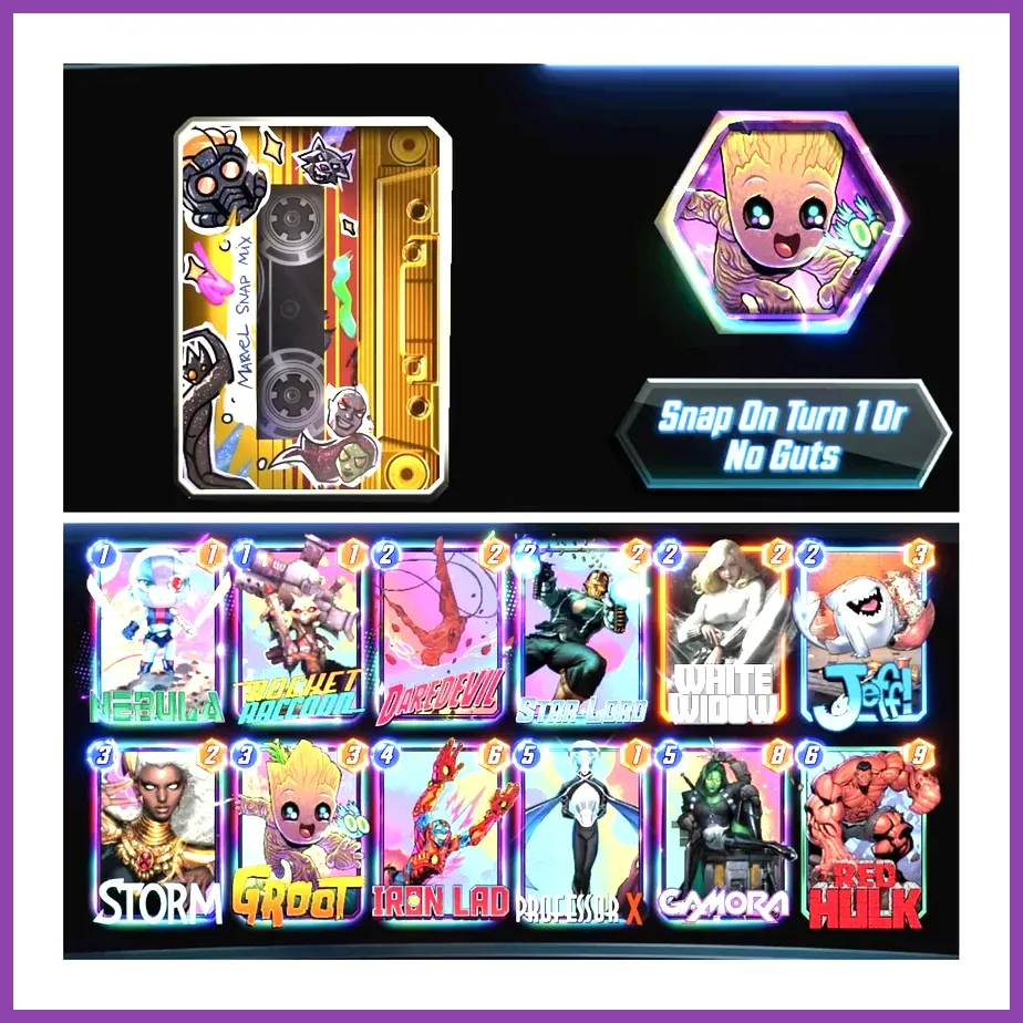 Marvel Snap card upgrade process from rare to infinite