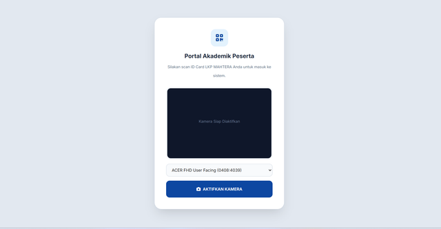 Scan QR Code Kamera