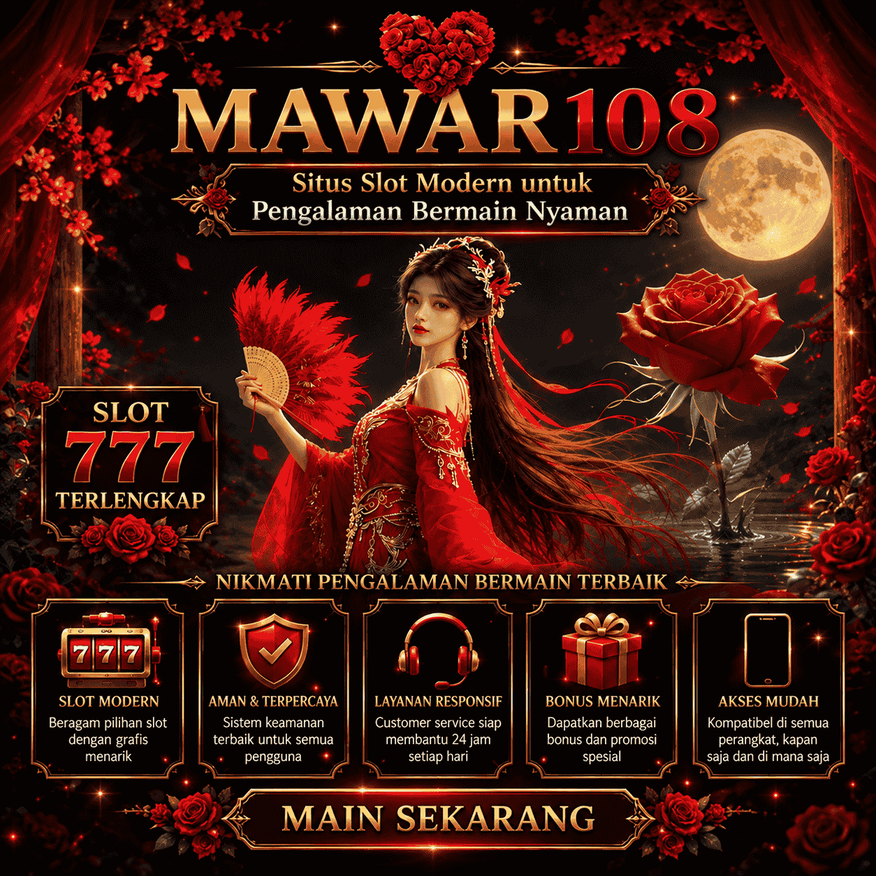 MAWAR108 | Platform Online Terbaik & Terpercaya