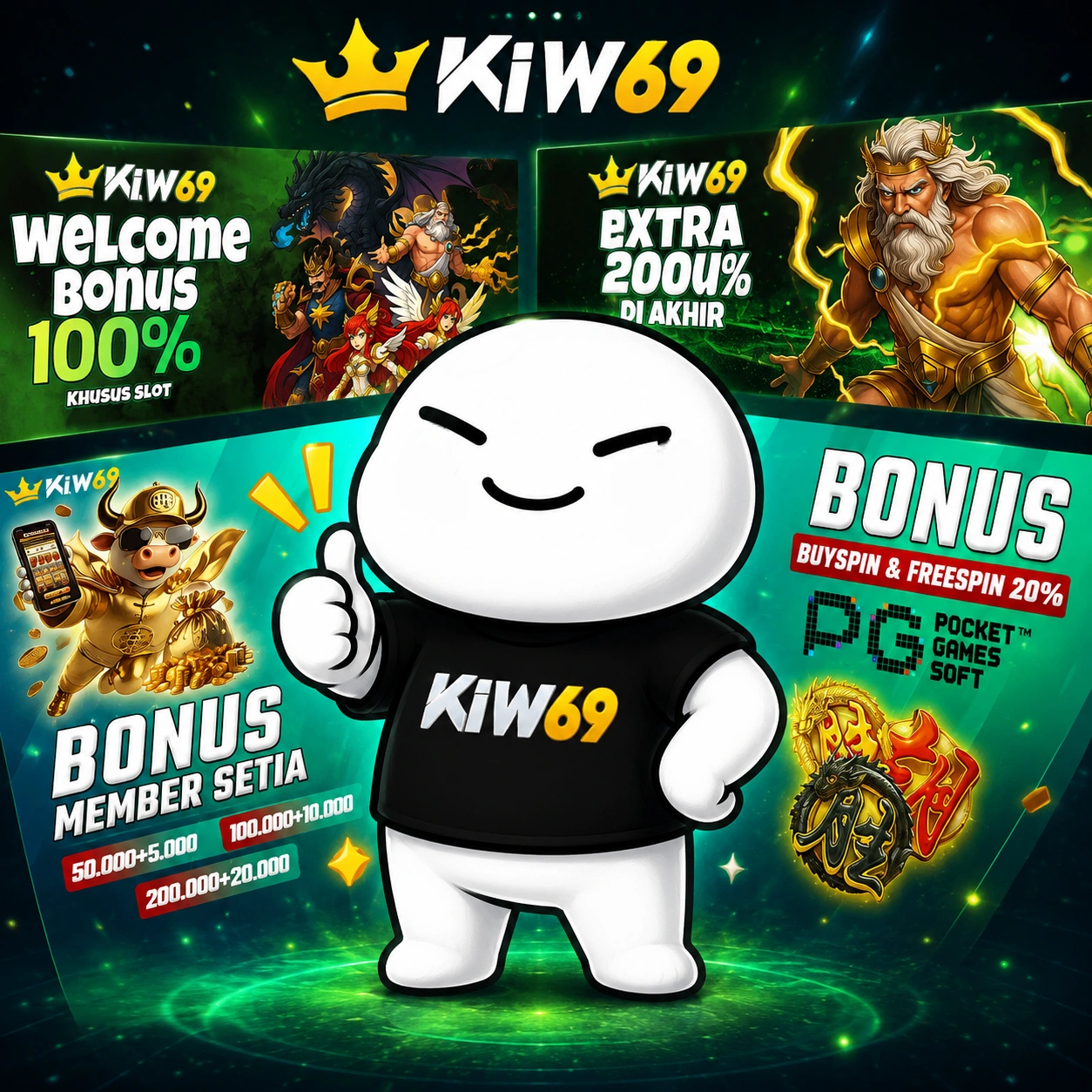 KIW69 Bonus Slot 300 Persen Terbesar di Indonesia