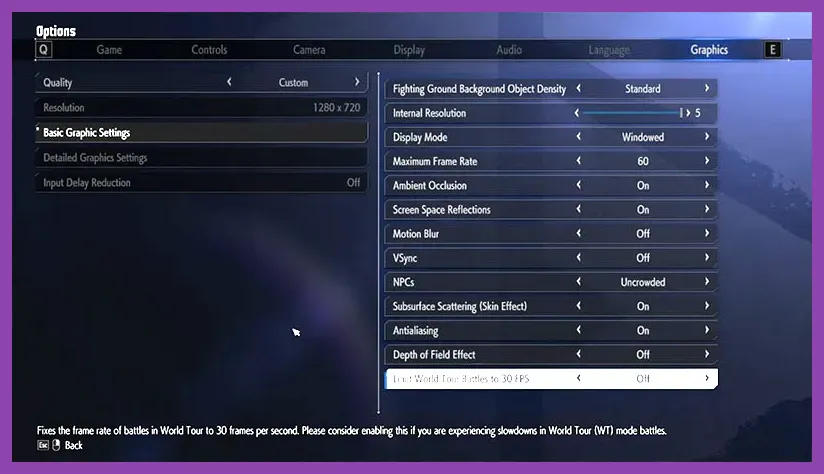 Street Fighter 6 PC graphics settings and performance options